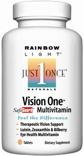 Vision One Multivitamin/Mineral                     Customized, energizing multivitamin support for healthy eyes and vision.